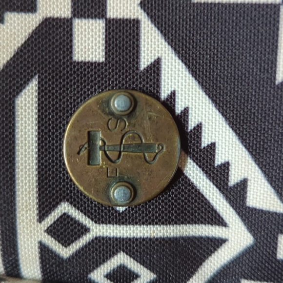 Focused Space. Unisex Tribal Print Backpack. Zippered Front Pocket. - Picture 2 of 14